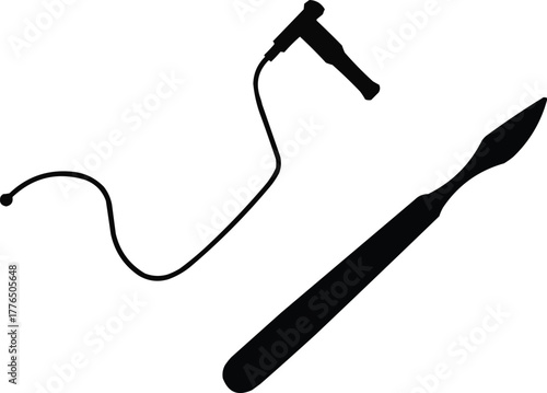 Silhouette illustration of Surgical Equipment & Instruments, Medical Devices, and Hospital Supplies