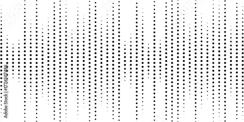 Dotted halftone gradient texture. Vanishing polka dot background. Repeating dots gradation pattern background.