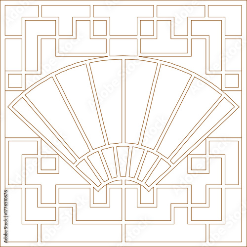 sketch vector illustration silhouette design decoration ornament decorative pattern background classic vintage ethnic traditional retro full of carvings 