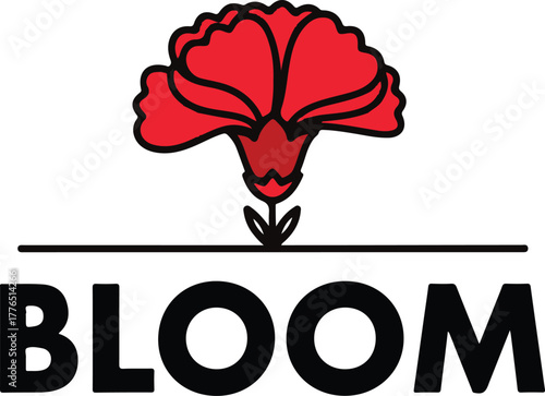 Vector illustration of a rooster