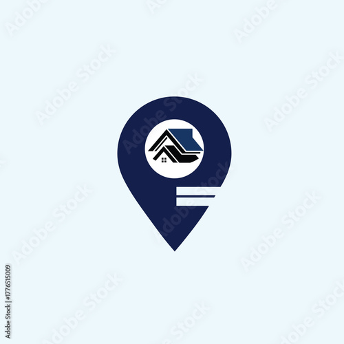 House and Building Logo for Real Estate Company
