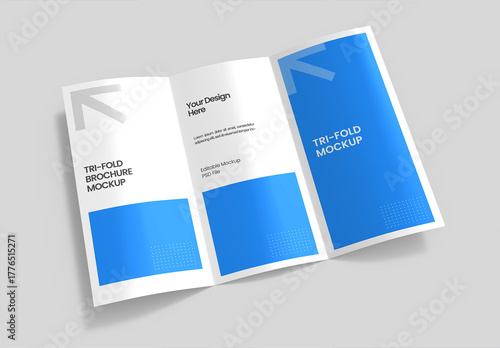 Trifold Mockup Template