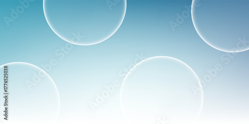 Abstract light blue gradient background and bokeh effect. Blurred water backdrop. Vector illustration design art water nice good efect modern old natural pattern