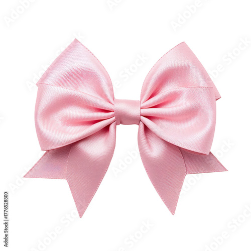 Beautiful Pink Satin Bow Perfect for Gifts and Decorations
