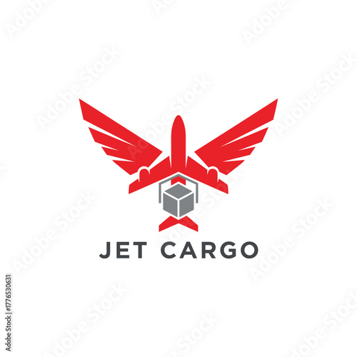 Free Download Abstract Jet Cargo Air Transport Logo - GFXLoad