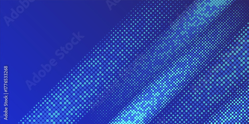 Blue Tech Finance Fintech Background Abstract Pixel Pattern. Artistic Abstract Business Tech Science Vector Backdrop. EPS 10