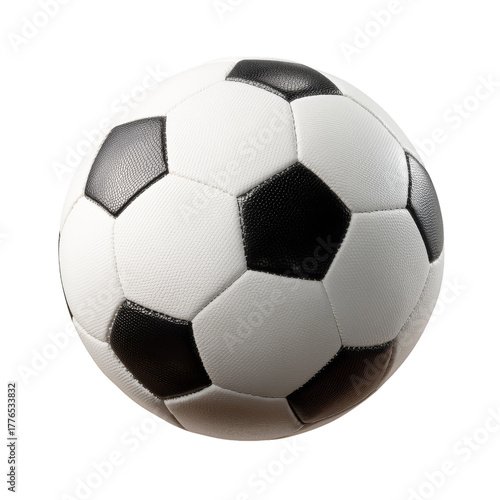 Soccer Ball Ready for Play on the Field During a Sunny Day