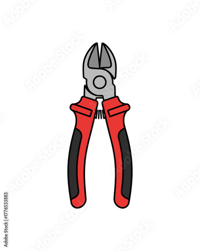 Wire Cutter Illustration A Versatile Tool for Electrical and DIY Projects