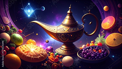 Aladdin's magic lamp
