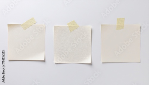 Note paper vintage blank sheet meticulously taped background memo retro collage as an element adhesive masking sticky grunge old texture.