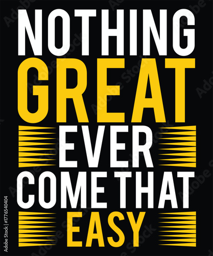 Motivational quote about hard work and achievement against a dark background