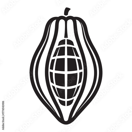 vector illustration of cacao