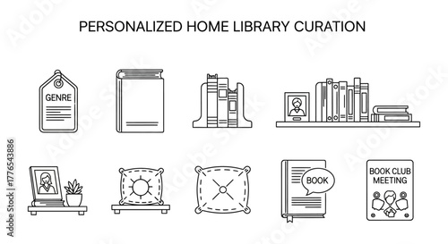 Personalized home library curation showcasing books decor and literary ambiance for cozy reading nooks perfect for home decor and book lovers.