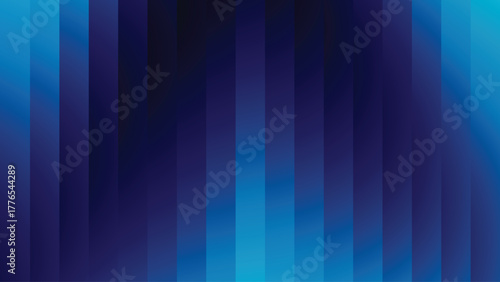 Blue Gradient Abstract Background – Glass Effect Vertical Striped Modern Design with Deep Navy and Cyan Shades
