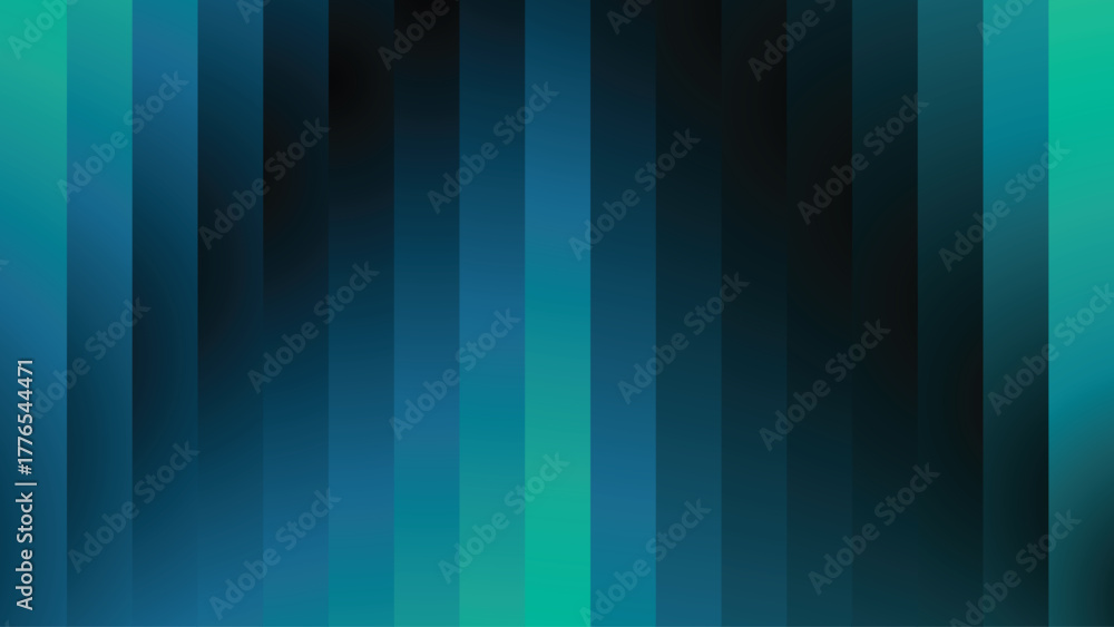 Obraz premium Vibrant Blue Gradient Abstract Background – Modern Vertical Striped Glass Effect Background Design