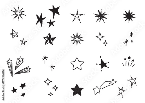 いろんな星・キラキライラストセット