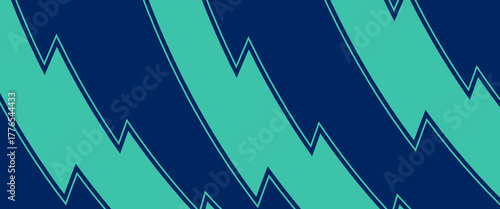 zigzag sport background. blue background. england sport