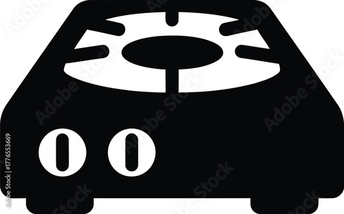 Portable gas stove icon
