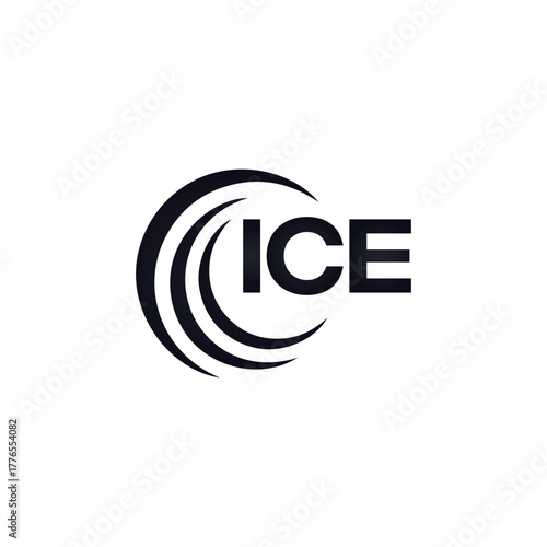 ICE set ,ICE logo. K C A design. White ICE letter. ICE, K C A letter logo design. Initial letter ICE letter logo set, linked circle uppercase monogram logo. K C A letter logo vector design.