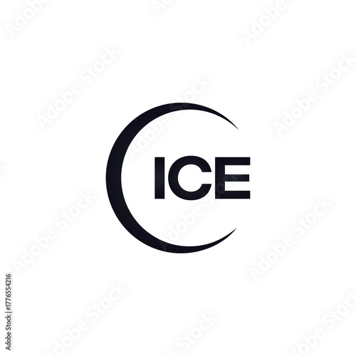 ICE set ,ICE logo. K C A design. White ICE letter. ICE, K C A letter logo design. Initial letter ICE letter logo set, linked circle uppercase monogram logo. K C A letter logo vector design.
