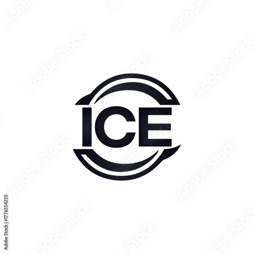 ICE set ,ICE logo. K C A design. White ICE letter. ICE, K C A letter logo design. Initial letter ICE letter logo set, linked circle uppercase monogram logo. K C A letter logo vector design.