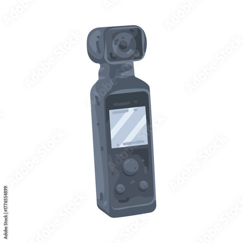 Illustration of Pocket Camera  