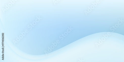 Abstract white wavy glowing lines on a blue background.