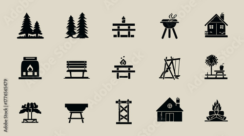 Outdoor recreation and leisure activities in a natural environment.