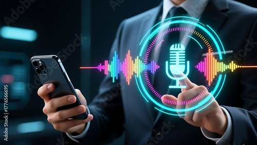 Exploring voice recognition technology on mobile phone for audio recording and speech recognition apps use