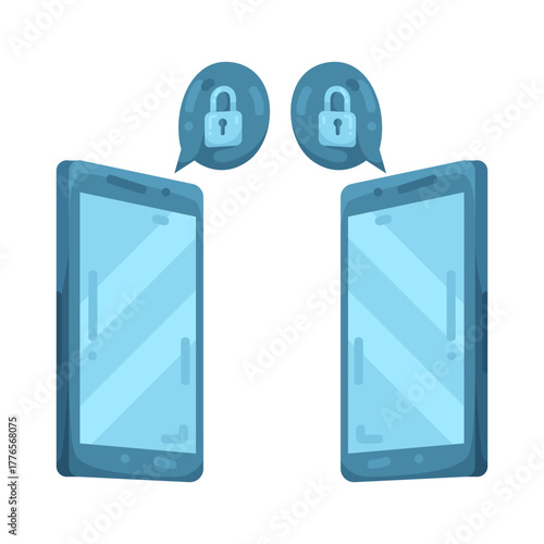 Illustration of Secure Communication 