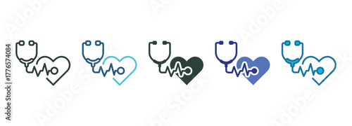 Healthcare Icon Set Multiple Style Of