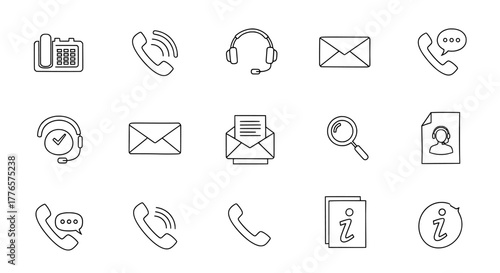 Communication icons