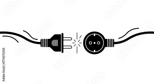 Plug socket connection