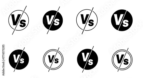 Versus symbol icons