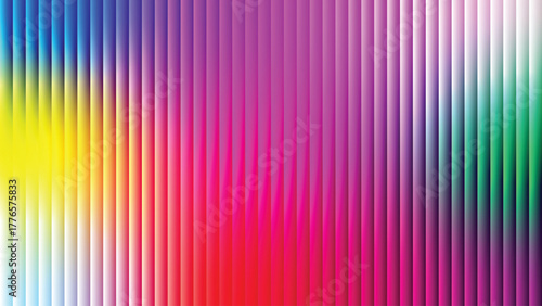 Abstract rainbow gradient vertical lines background colorful spectrum vibrant graphic design
