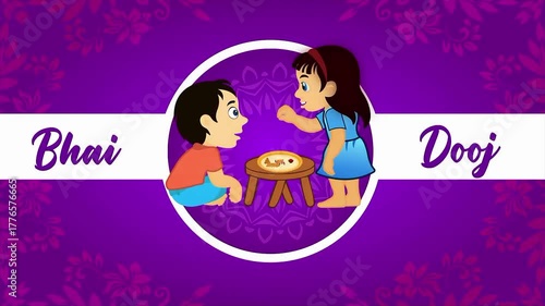 Happy Bhai deej Animated Video 
