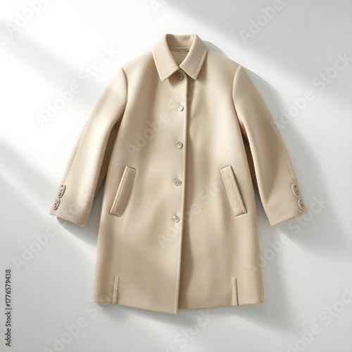 White Faux Fur Winter Coat Video Background in Snowy Setting