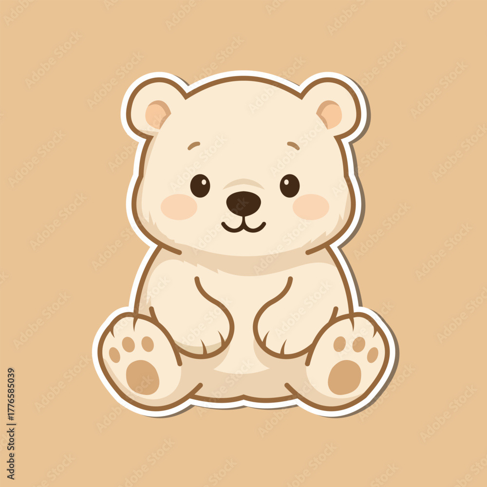 Fototapeta premium Cute bear illustration design