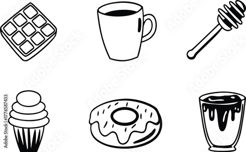 set of icons for web design