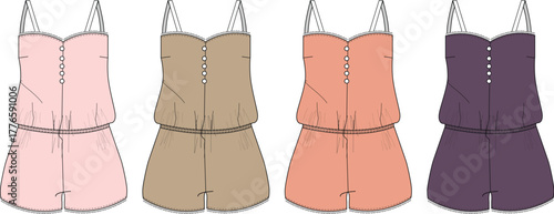 Fashionable Romper Designs A Collection of Stylish Summer Outfits for Women