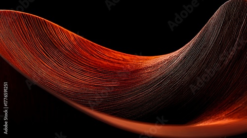 Abstract Wood Curve