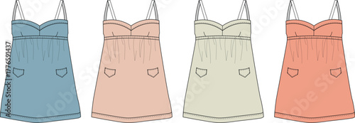 Various Colored Sundresses with Pocket Detail A Versatile Fashion Staple for Summer