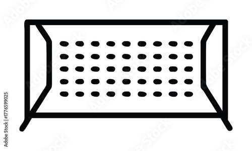 Tennis and Padel Court Icons Set with Rackets