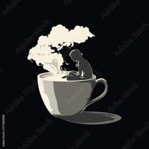 Tranquil Escape: A Sip of Serenity