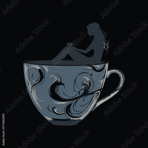 Tranquil Escape: A Sip of Serenity