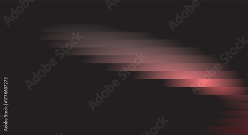 Abstract red and purple streaks on dark background