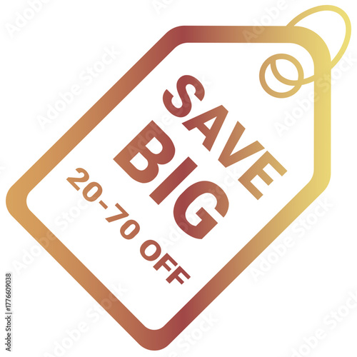  save big Icon, Flat style icon vector illustration, Suitable for website, mobile app, print, presentation, infographic and any other project.