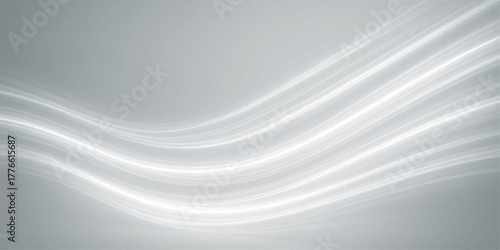 Abstract blue vector background texture with smooth wave design and metal gradient lines