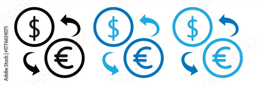 Transparent PNG available
Money exchange icon, money exchange sign, vector illustration