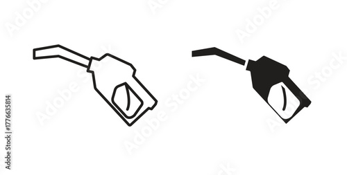 Fuel icon line. eps 10 vector illustration